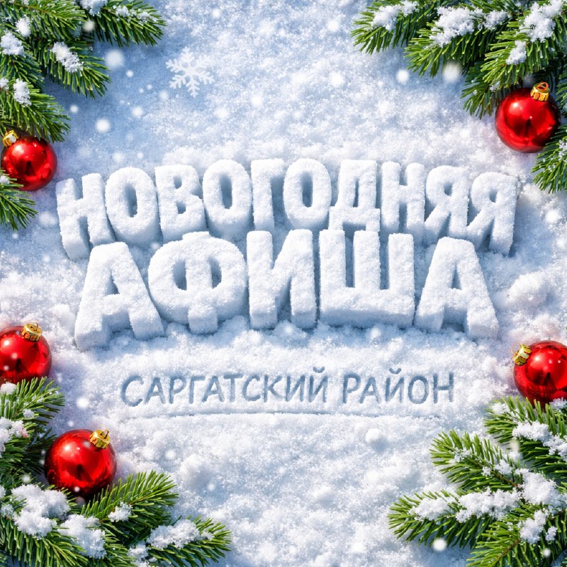 Новогодняя афиша.
