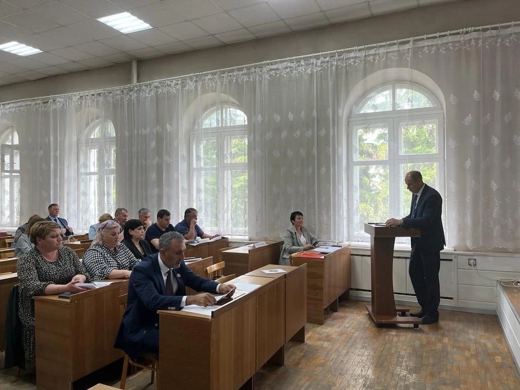 Отчёт Главы Саргатского района перед депутатами районного Совета.